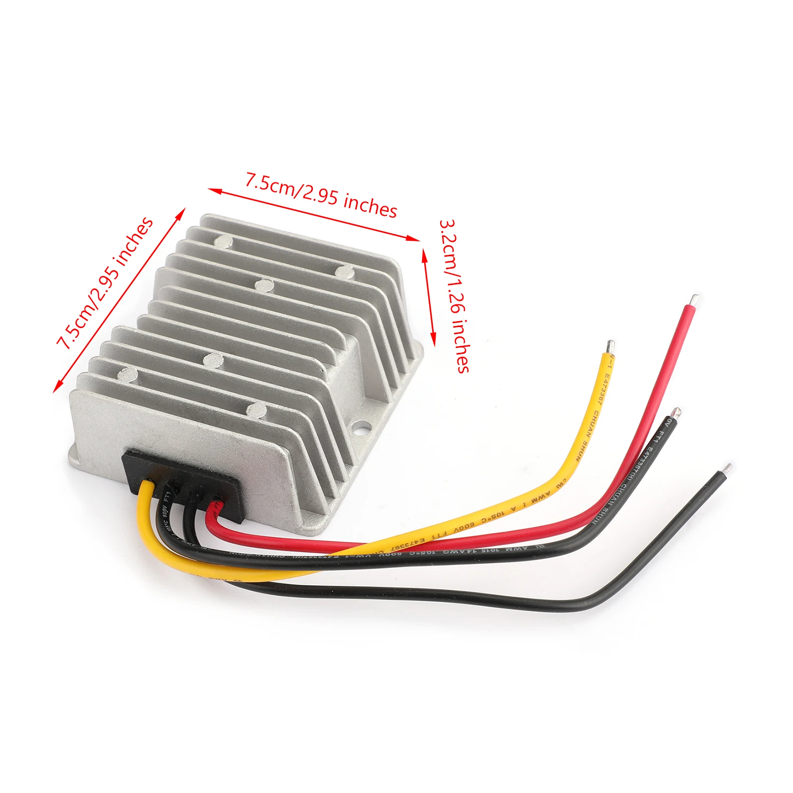 Artudatech WaterProof 36V/48V to 12V 25A 300W Step Down DC/DC Power Converter Regulator Accessories