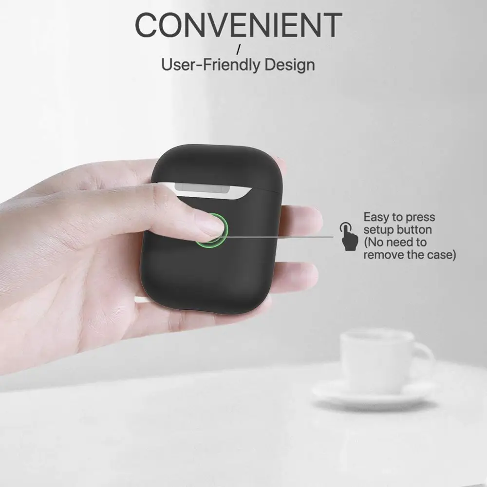 에어팟 3/ 2/1 용 실리콘 커버, 이어폰 액세서리, 부드럽고 귀여운 에어팟 2, 범퍼 프로텍터, 에어팟 애플 에어팟 3 용 케이스