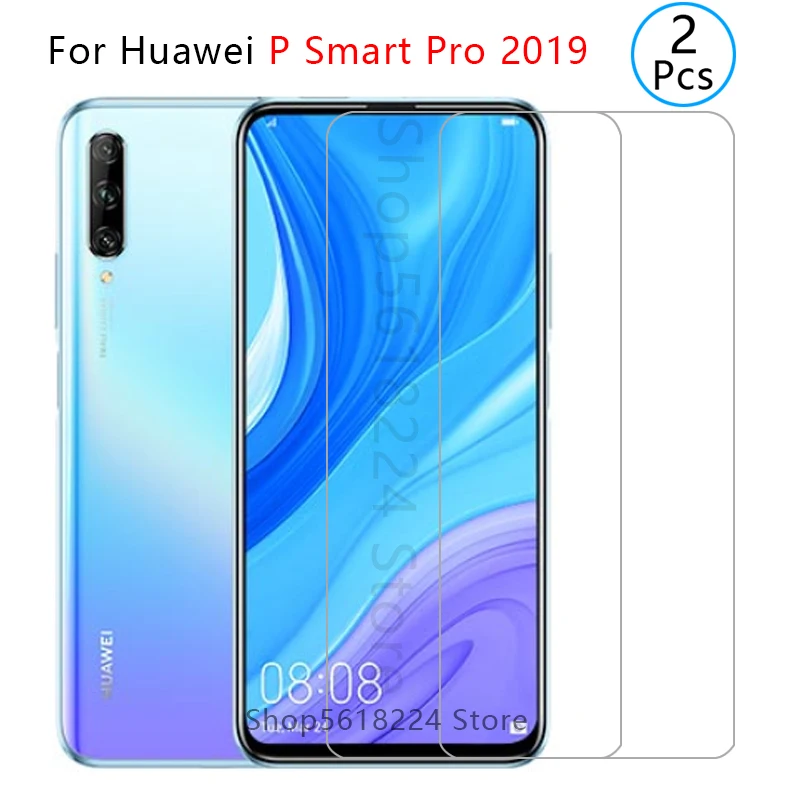 

protective glass for huawei p smart pro 2019 tempered glas on psmart smar smat screen protector huawey huwei hawei huawi huawai