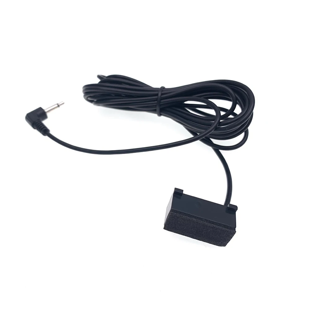 Micrófono de Audio estéreo con conector Jack de 3,5mm para coche, Mini micrófono externo con cable rectangular para CD, DVD, Radio, Bluetooth, 3M