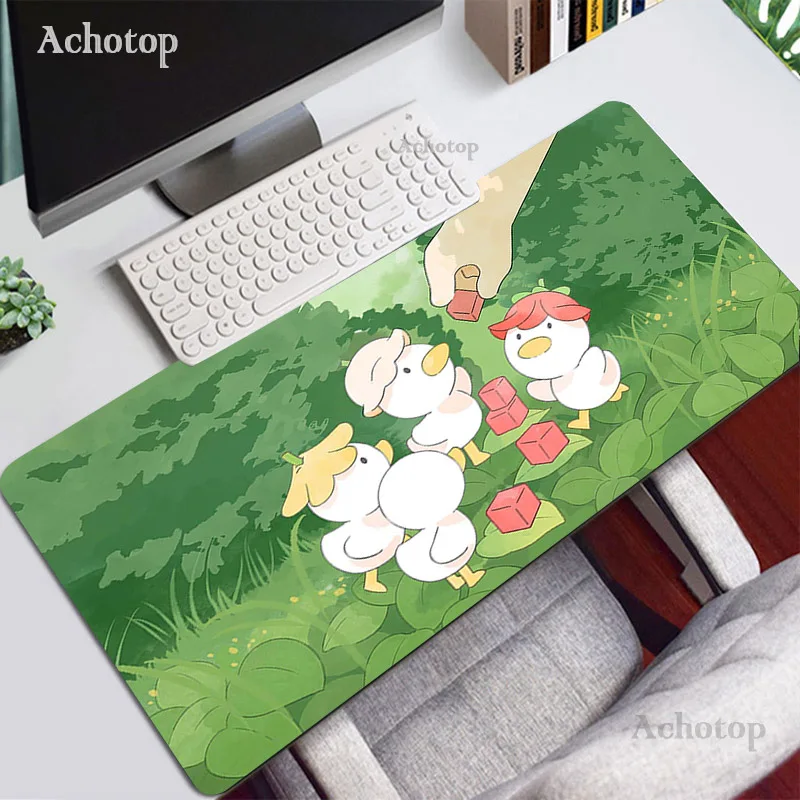 

Cute Mouse Pad Comtuper Desk Mat Large XXL Mousepad Kawaii Gaming Accessoroes Laptop Gamer Keyboard MacBook Waterproof Maus Mats