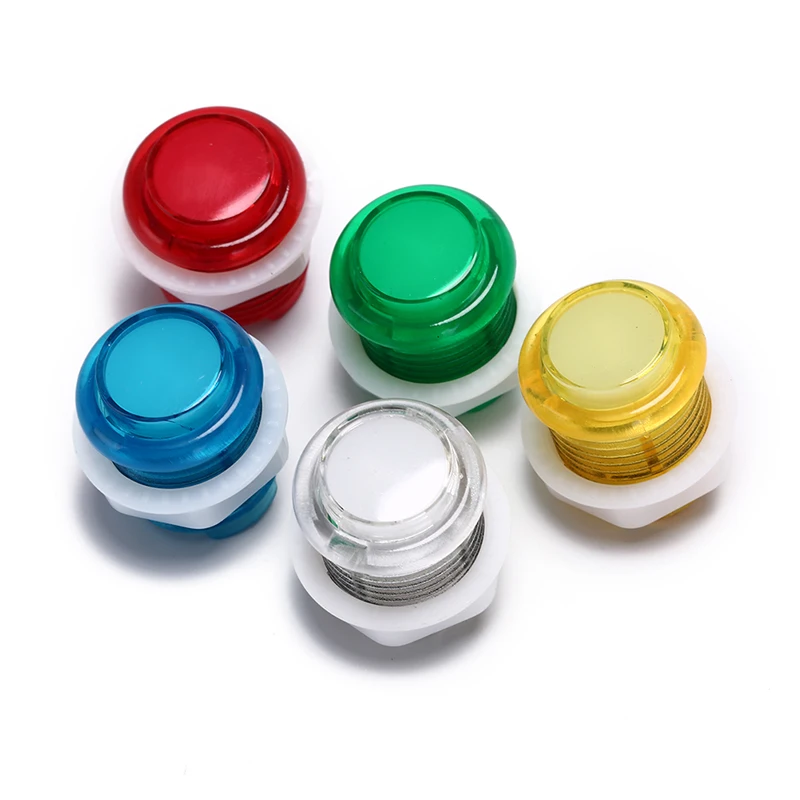 Arcade Push Button 24mm Led Beleuchtet 5v Push-Tasten Gebaut-in Schalter Für Arcade Joystick