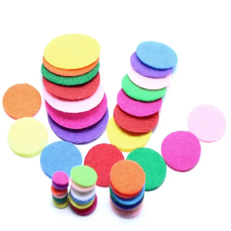 100 Pieces Disc Felt Fabric Diy felt Craft Flowers Headdress Accessories Ornament Scrapbooking Home Decorations Sewing Material