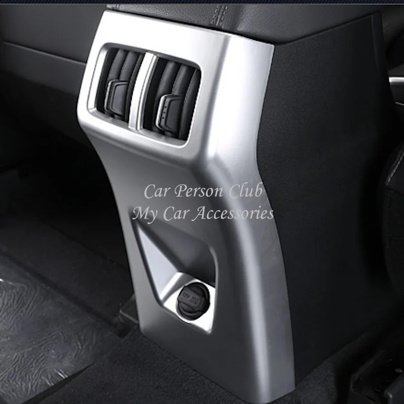 

ABS Chrome For Hyundai ix35 2018 2019 Rear Row Air Condition Vent Outlet 12V Panel Cover Molding Trims Garnish Car Accessories