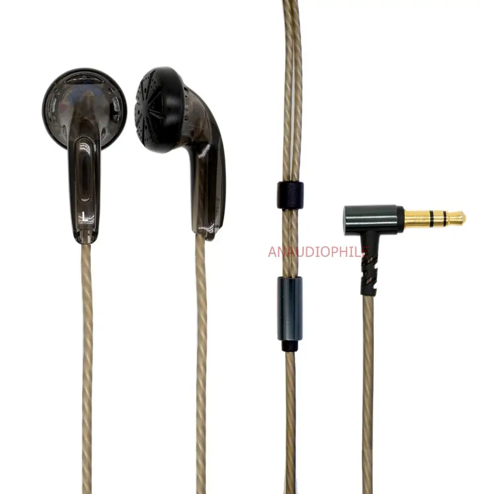 HiFi 300 Ohms Head Earphone Wired Headset Sliver Plated Cable For Head-Fi Mobile DAC Portble Player