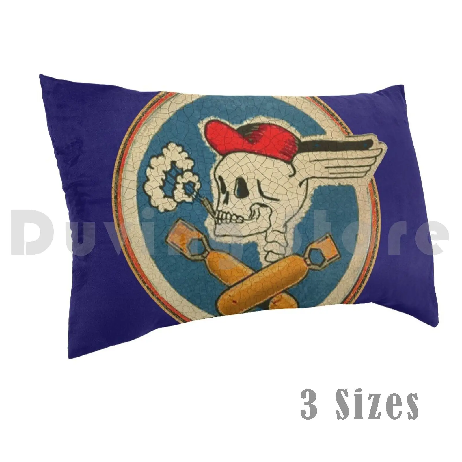 

Baseball Bomber Ww2 Patch Pillow Case Printed 50x75 Baseball Bomber Ww2 Patch Skull Number 7 Usa Airforce