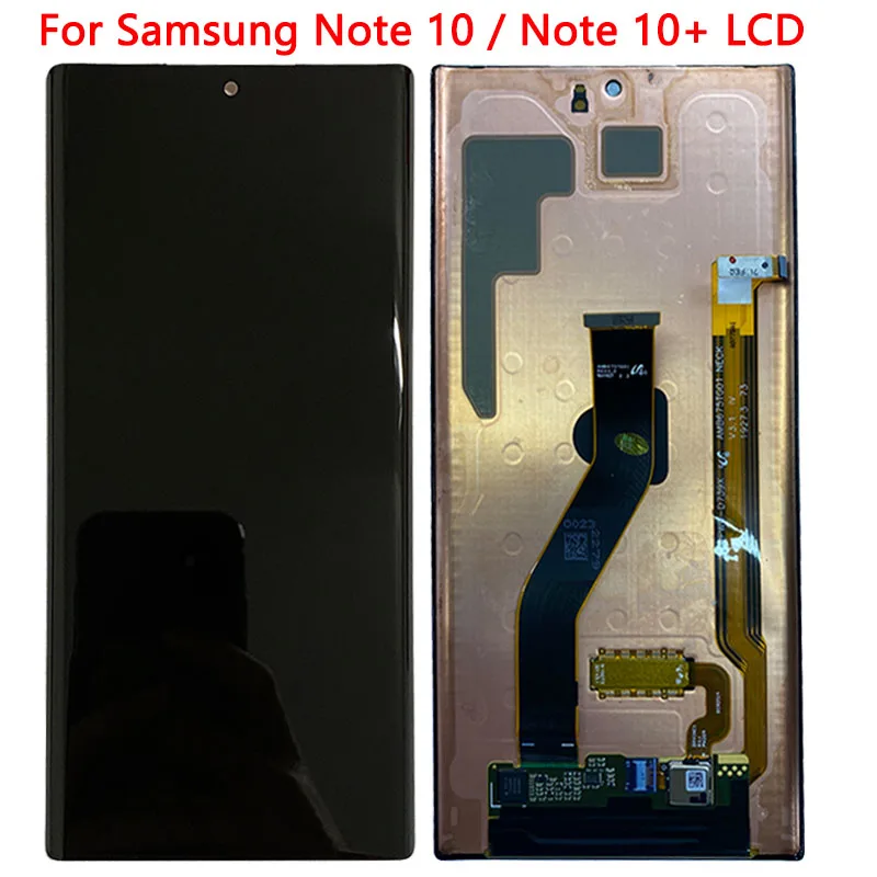 

Super AMOLED Note 10 N970 ЖК-дисплей для Samsung Note 10 Plus, сенсорный экран N975 N9750/DS, дигитайзер в сборе, ремонт