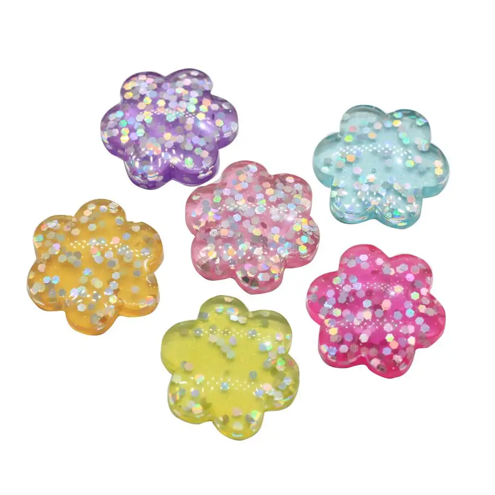 

Mixed Resin Bling Glitter Heart Star Flower Cabochon Flatback Decoration Crafts Embellishments For Scrapbooking Diy Accessories