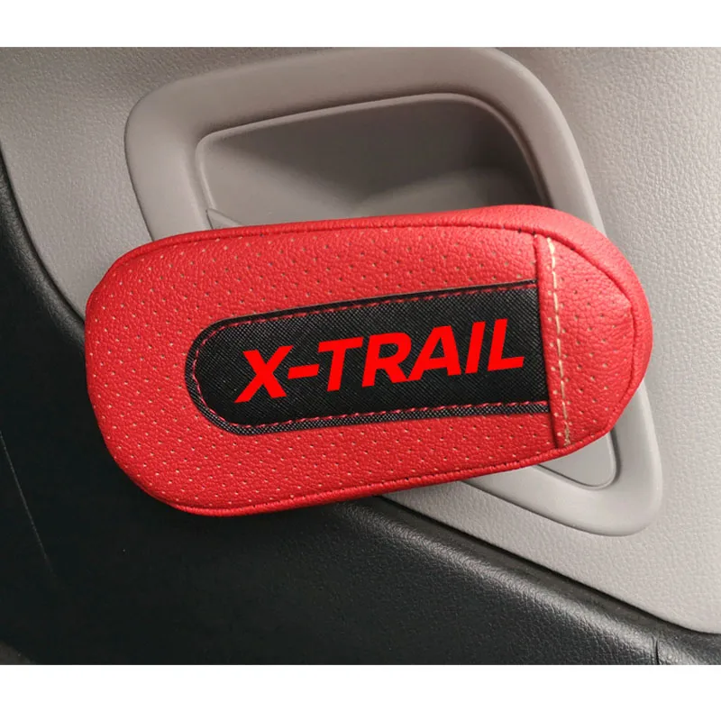 Leather Knee Pad handrail pad Interior Car Accessories For Nissan Xtrail