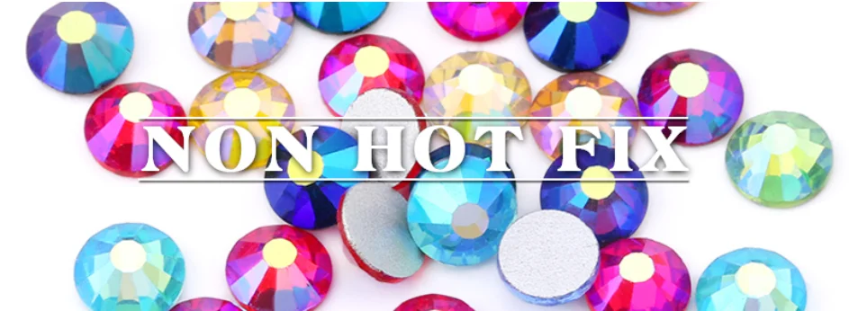 Nachleuchtende Kristallglas-Strasssteine in Neon-Bonbonfarben, Nagelkleber zum Aufkleben/kein Hotfix, Strass-Glitzer für 3D-Kleidungsdekorationen – Detail 1
