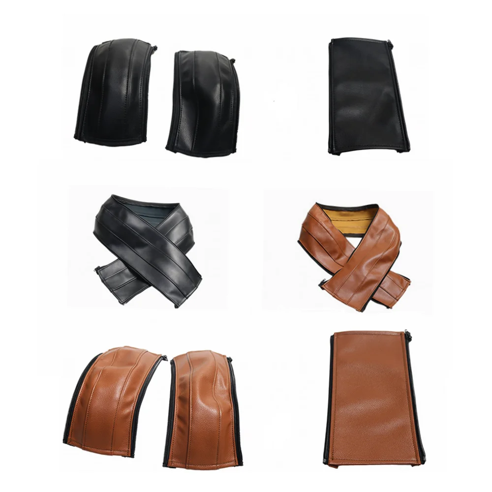 Housses pare-chocs en cuir Pu pour poussette, adaptées au Bugaboo, housse de protection pour poignée de landau, accoudoir, accessoires de poussette