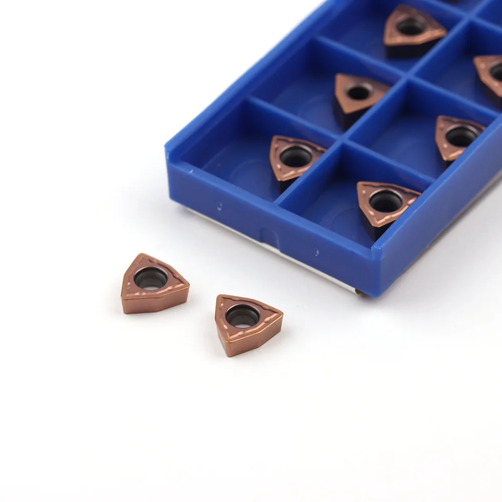 10 pcs WCMX040208 FN ACZ330 초경 공구 CNC 선반 터닝 도구 고품질 제품