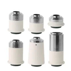 FYSCOPE Microscope C-mount 0.3X 0.55X 0.7X 1X 1.2X 1.5X Adapter Compatible for Nikon Microscopio Ni/Ci Series