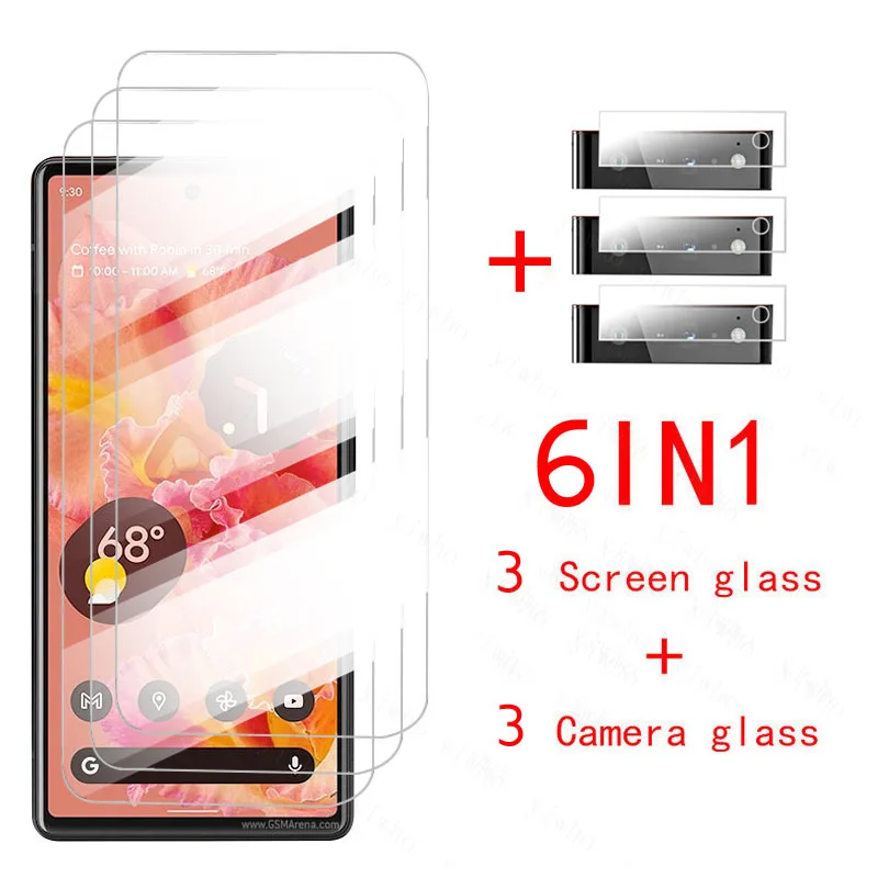 

Glass For Google Pixel 6 4 4a 5 5a 5g Case Protective Glass For Google 6 Google6 Google5a Google4a Tempered Glass Film Armor