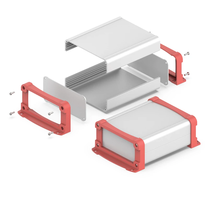 110W50H Electronic Instrument Enclosure Aluminum Metal Prototype Protection Customization Equipment Electronic Component Box