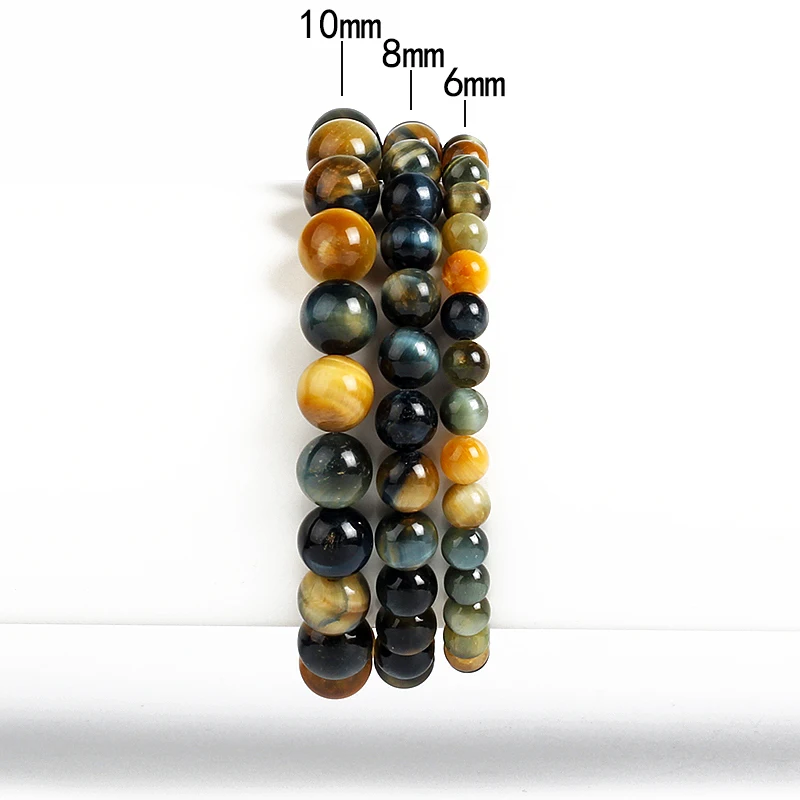 Lightning 5A+ Dream Tiger Eye Bracelets Men 6-12mm Natural Energy Stone Beads Reiki Healing Bracelets for Women Jewelry Pulseras