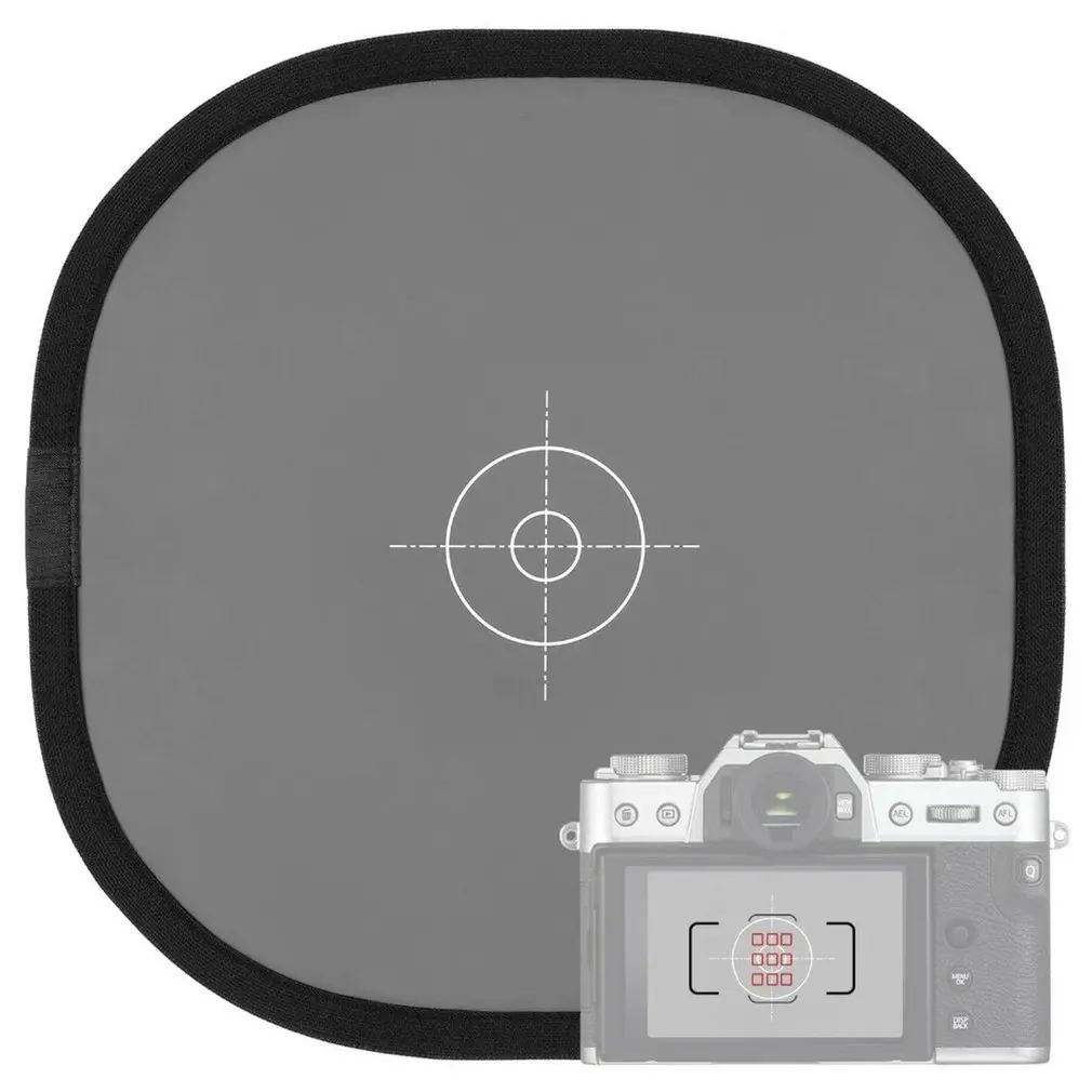 2in1 Grey White Balance Card 12'' 30CM 18% White Balance Card Mini Gray Card Photographic Calibration Camera Checker DSLR Photo