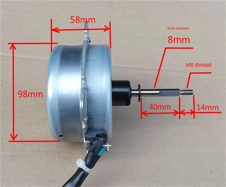 Low-Speed Three-Phase Permanent Magnet Brushless AC Brushless Wind Generator + Ballast 200W Hand Hydraulic Power 12V-300V