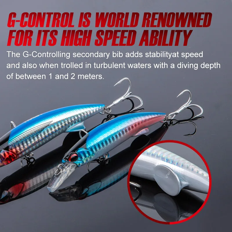NOEBY Wobbler Control G – 90mm 46g señuelo mar - imagen 2