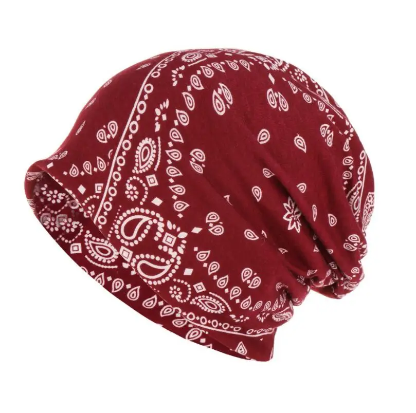 Male Lady Soft Cotton Cycling Cap Breathable Quick Dry Pirate Hat Moisture Wicking Sunshade Head Cover Headscarf Cycling Bandana