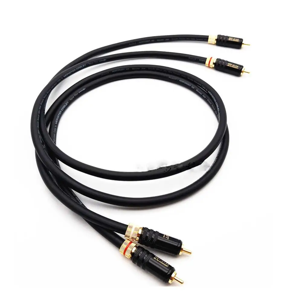 Thouliess Pair HiFi Audio Cable 7N OCC Audio AMP CD Player Amplifier Multinedia Interconnect RCA Cable with Gold Plated WBT-0144