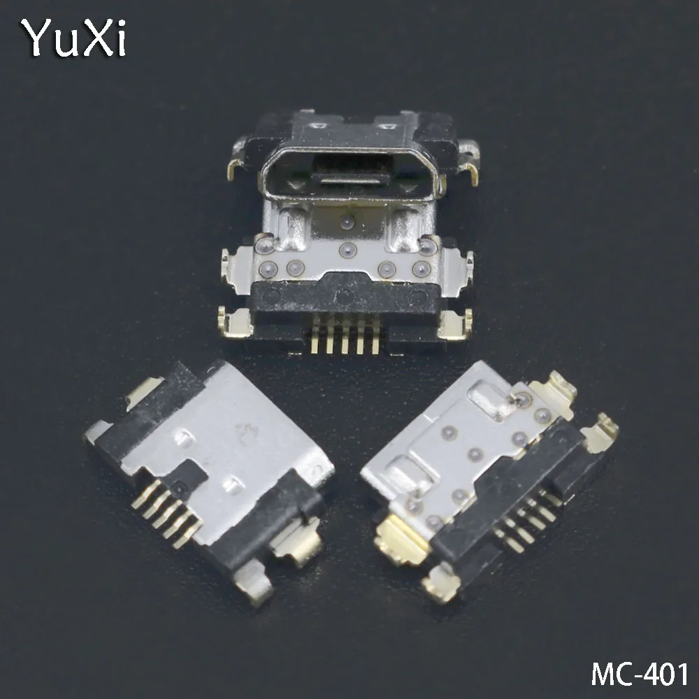 

YuXi 50pcs For ZTE B2015 blade v6 plus V7 LITE V8 micro usb charge charging connector plug dock socket port