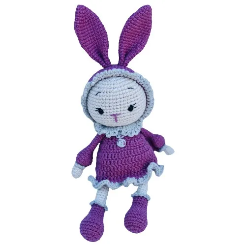 Amigurumi Teddy Sleeping Girlfriend Rabbit 28 Cm