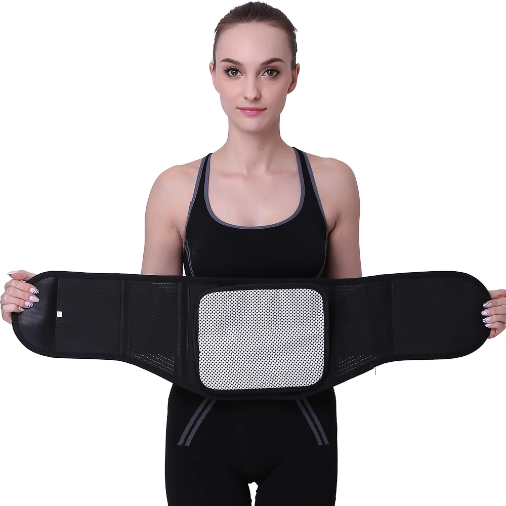 Cinturón de soporte Lumbar para la cintura, faja elástica transpirable, ajustable, para Fitness