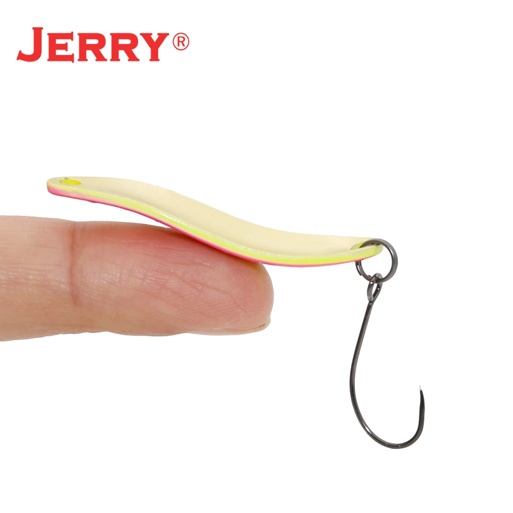 Jerry Andromeda 5g Micro Trout Metal Spoon Spinning Lure Artificial Glitter Casting Talling Hard Lures Lake Stream River Bait