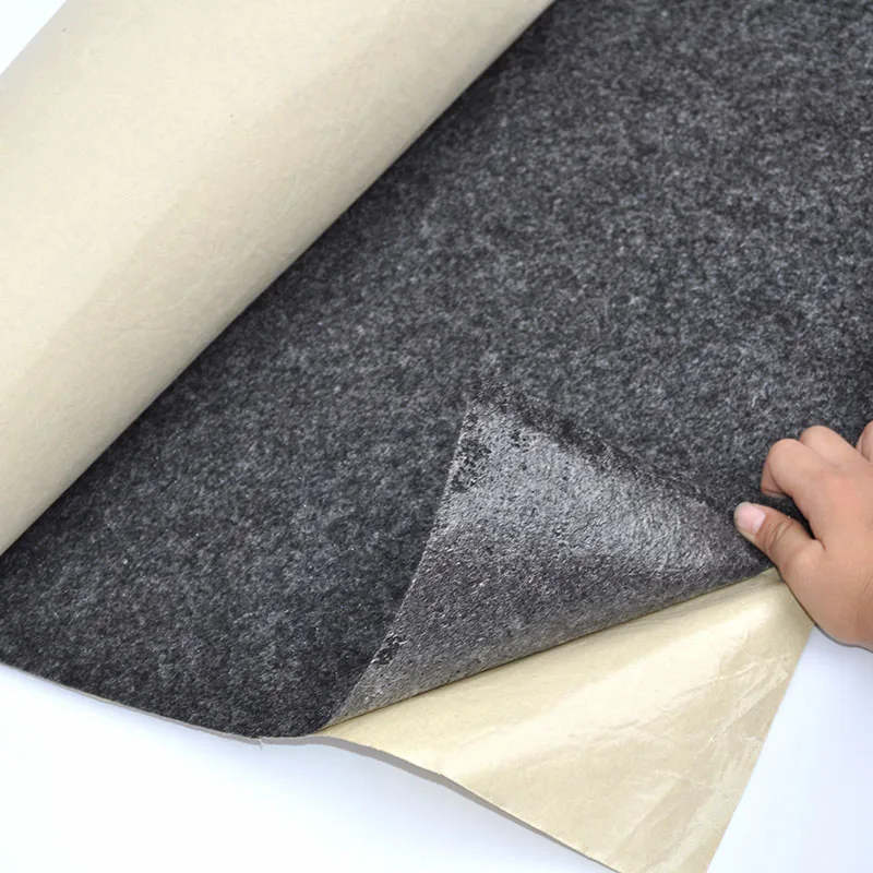 Subwoofer Speaker Sound-absorbing Cotton self-adhesive felt Flannel For Stage Car Subwoofer Speaker Indoor KTV Room Good Quality