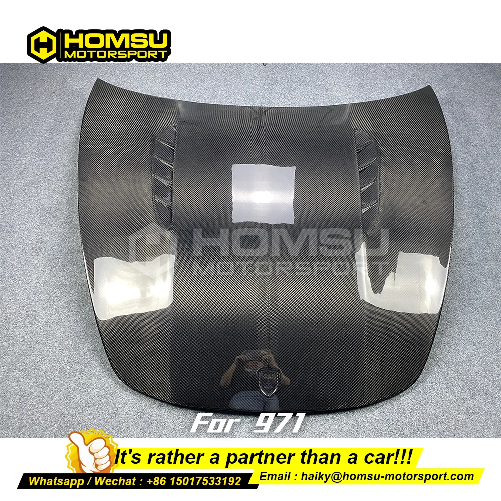 Carbon fiber front hood for porsch e 971 in carbon fiber front bumper hood and Carbon fiber auto tuning parts for porsch e 971