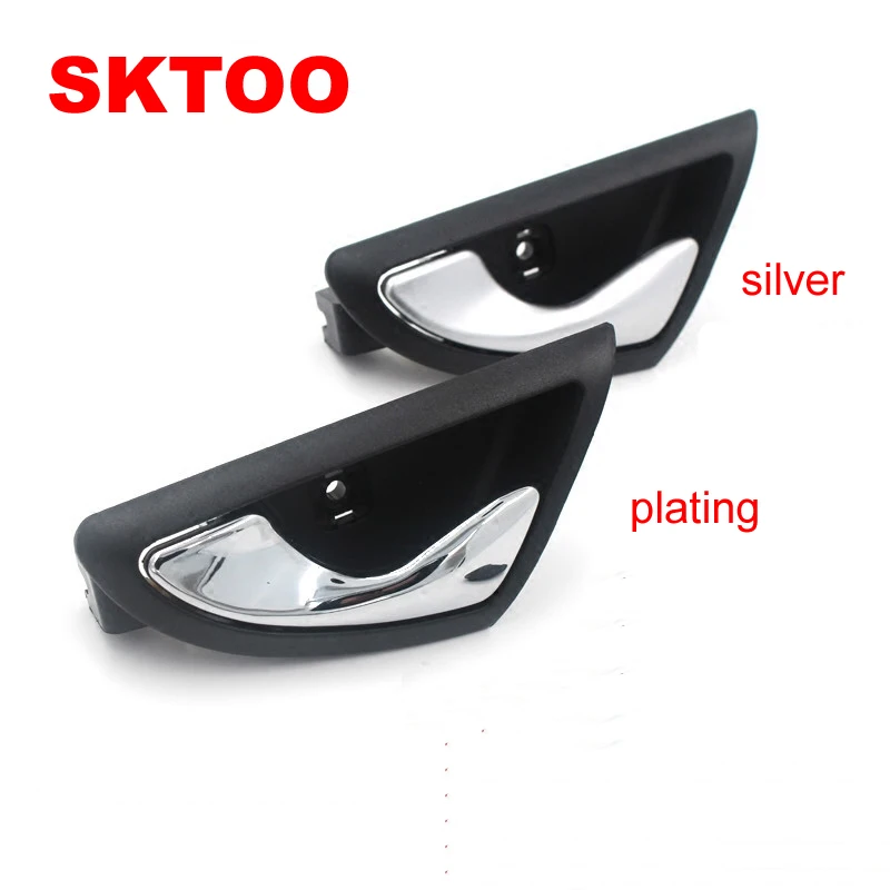 SKTOO 4PCS/lot Front Rear Left Right Inner Interior Door Handle for JAC J3 J3S Turin 2009~2015