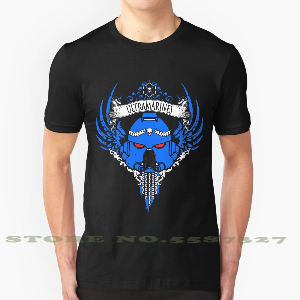 Um - Herald Edition - V1 Black White Tshirt For Men Women Adeptus Astartes Macragge Ultramarines Limited Edition