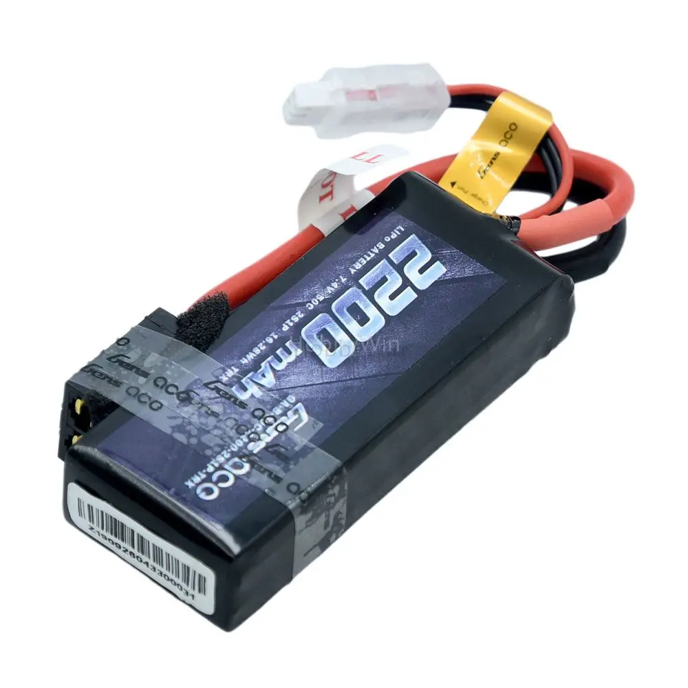 

ACE 7.4V 2S 2200mAh 50C LiPO Battery TRX plug for RC Truck Buggy Helicopter FPV Drone