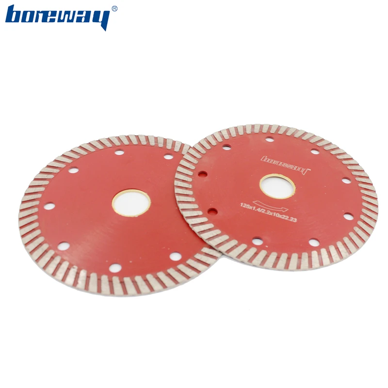 

Boreway 1PC Dia125/150/180mm A Grade Diamond Continuous Cutting Disc Rim Diamond Saw Blade For Granite Processing Cutting Wheel