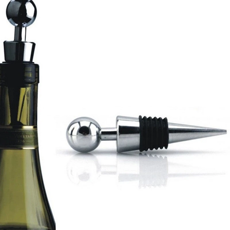 1pcs Bottle Stopper Wine Storage Twist Cap Plug Wine Reusable Vacuum Sealed Red Wine Bottle Stopper Bar Tool