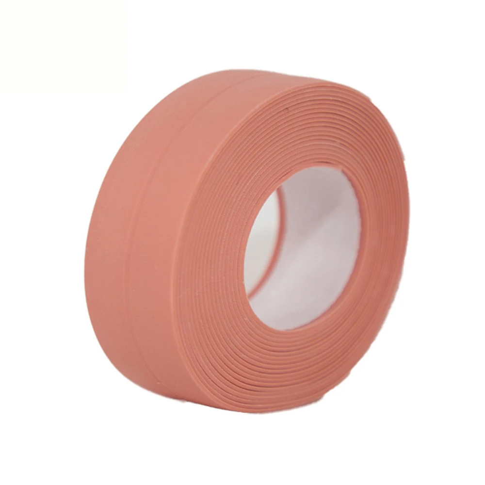 1pc 7colors Waterproof Self Adhesive Sealing Strip Tape PVC Mold Proof Stickers Multifunction Sticker Window Door Gap Seam Tape