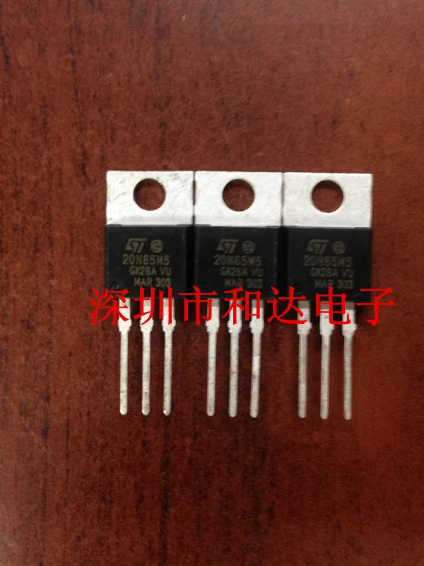 10pcs STP20N65M5 TO-220