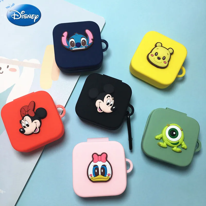 Custodia protettiva per auricolari in Silicone Cartoon Disney per Xiaomi Air 2 SE scatola per cuffie Bluetooth per Xiaomi auricolari Cover con gancio