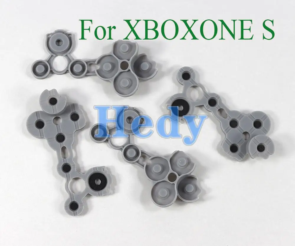 100 peças oem original para xbox one slim s preto cinza botão de borracha condutora de silicone para xbox one s d pad para xboxone elite v2.0