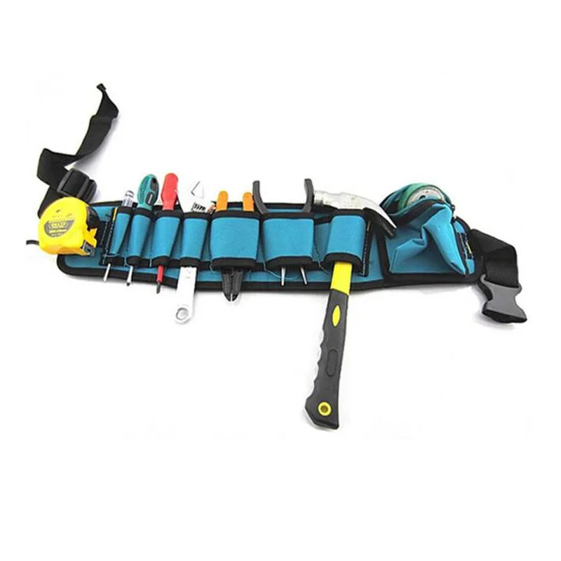 Multifunctional Tool Bag Waist Pocket Electrician ToolKit Storage Bag Portable Tool Bag Wrench Screwdriver Iron Pliers Waist Kit