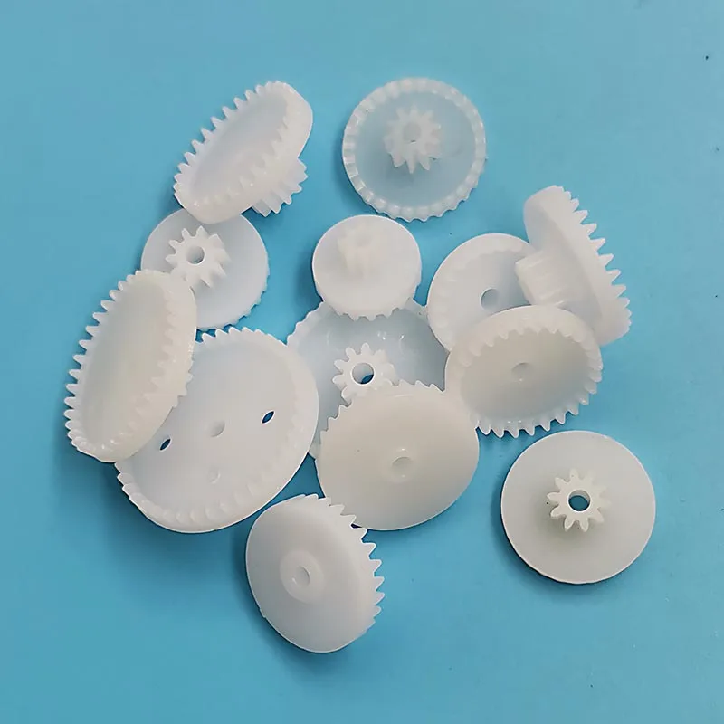 Special Mixed 13pcs Double-deck Crown Gear Bag Selection of 11 Crown Teeth Small DIY Drive Plastic Parts MIX13