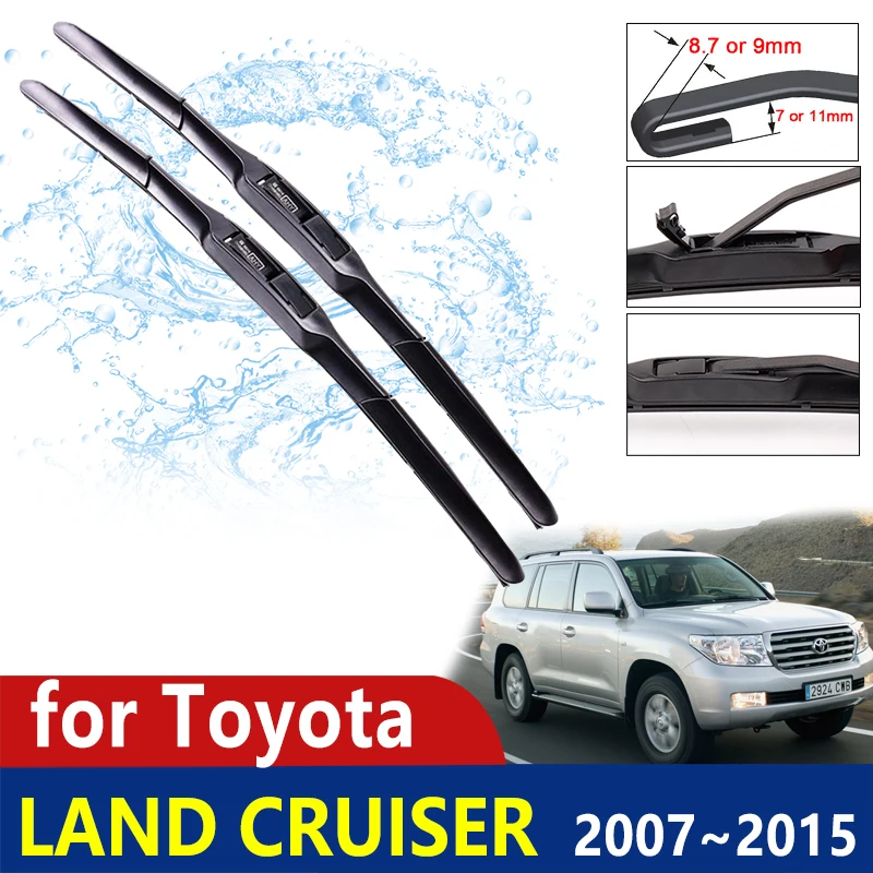 

Car Wiper Blade Windscreen for Toyota Land Cruiser 200 J200 2007~2015 Front Windshield Wipers Car Accessories 2008 2009 2010