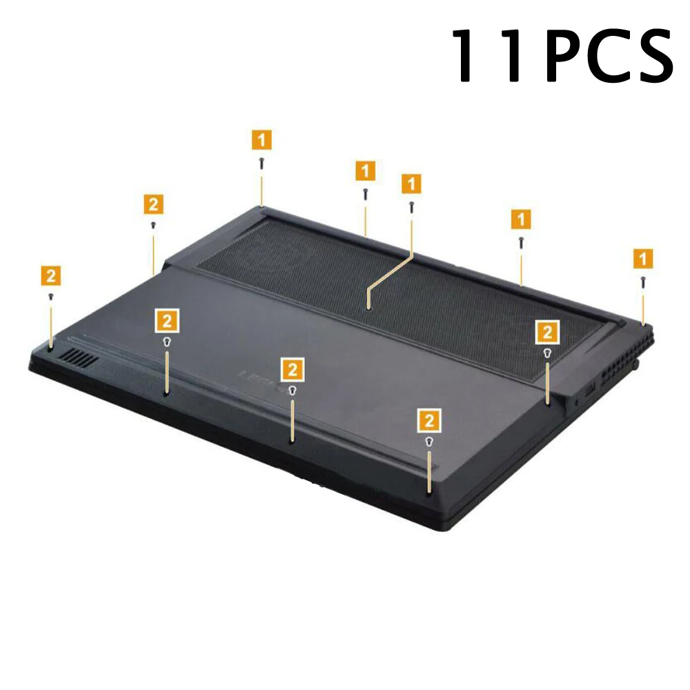 11PCS/Set NEW Bottom Case Base Cover USA Screws For Lenovo Legion Y530-15ICH