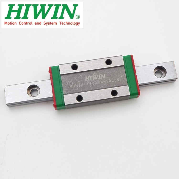 2 Stück Original Hiwin Linearführung MGN9 150 200 250 300 350 400 450 500 550 mm MGNR9 Führung + 2 Stück MGN9H Blockgleiter CNC-Teile – Detail 4