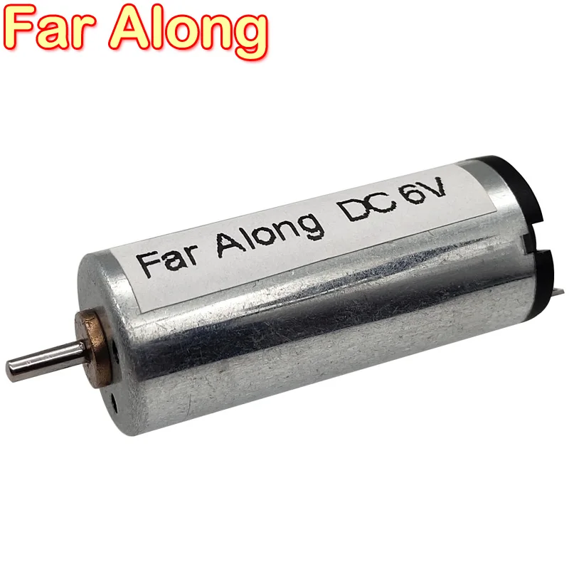 Carbon Brush Micro DC Motors 6V in Cylindrical Shape High Speed Electric Mini Motor Use For DIY Toys Beauty Equipment etc.