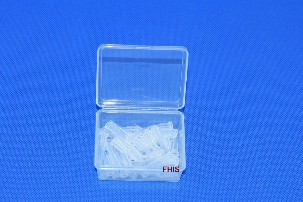 1000pcs/lot 27G Plastic Conical Fluid Smoothflow Tapered Needle Dispense Tips