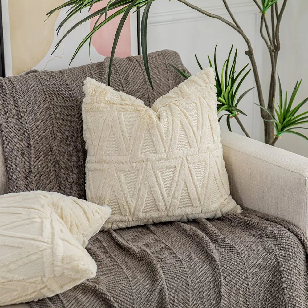 Soft Decorative Pillows Cozy Cushion Cover Home Decor Throw Pillow Cover Living Room Bedroom Sofa Nordic Housse De Coussin