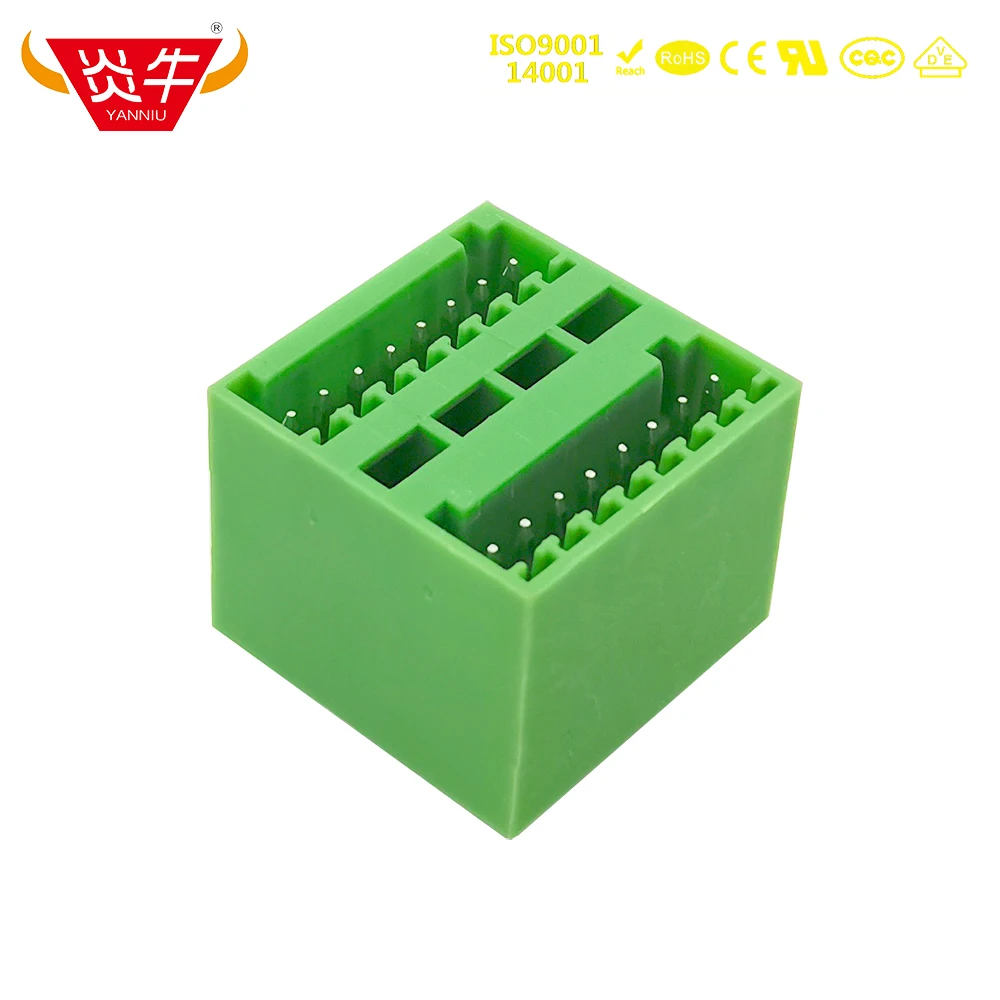 10Pcs 2.5mm 15EDGVH KF2EDGVH 2.5 2P ~ 12P PCB PLUG-IN TEMINAL BLOCKS 4PIN ~ 24PIN MCDV 0,5/ 2-G1-2,5 PHOENIX CONTACT YANNIU