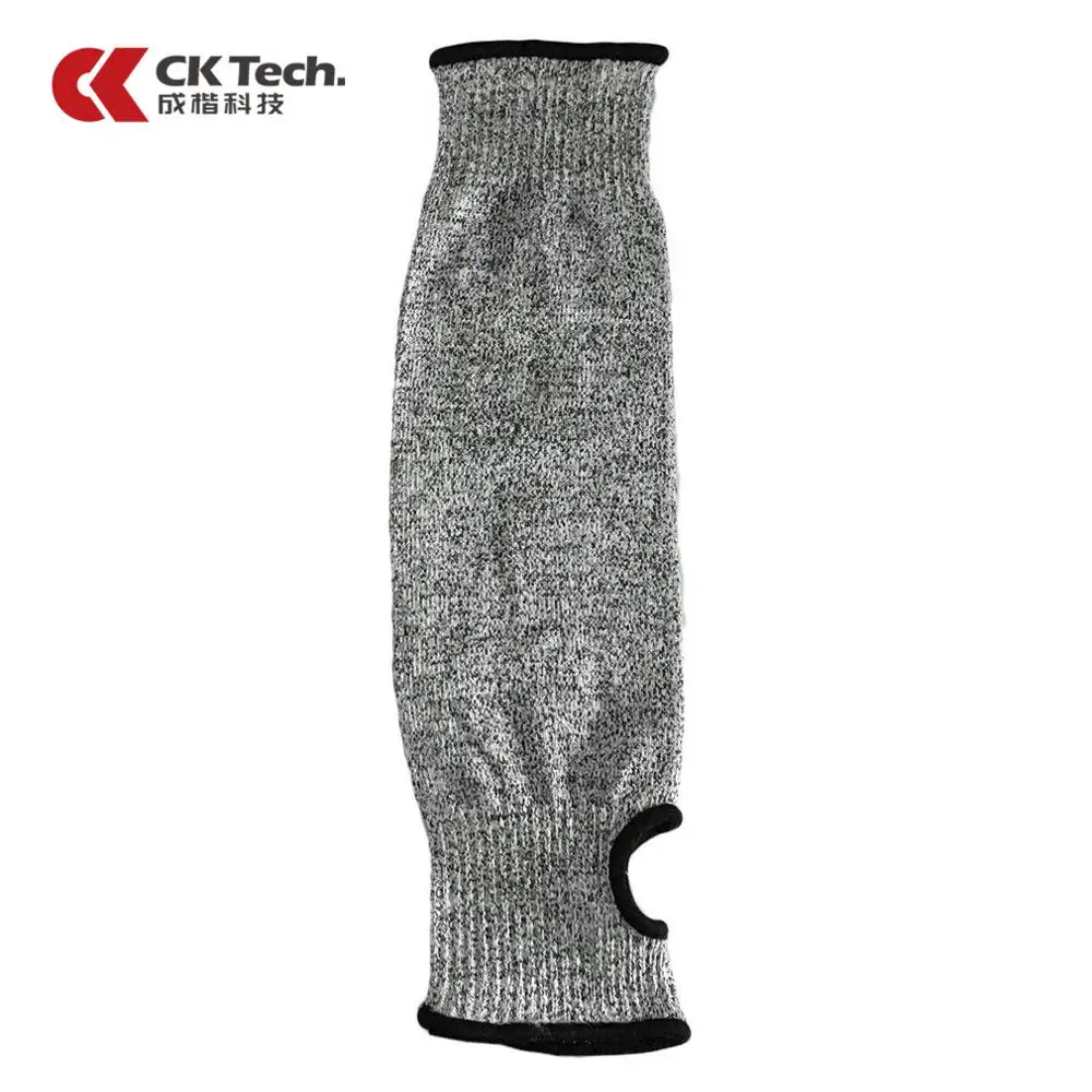 CK Tech. 2pcs/lot Level 5 Cut-resistant Armband Flexible Anti Abrasion HPPE  Working Safety Sleeve Washable Repeatedly